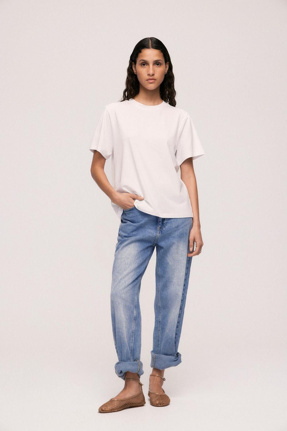VINORA T-Shirt - Bright White - VERO MODA & VILA Bergvik